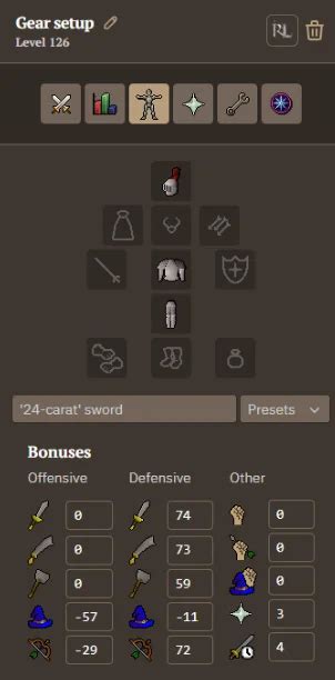 OSRS Melee Gear Armour Progression Guide.